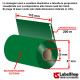 ribbon colorato verde cera resina trasferimento termico 110x200