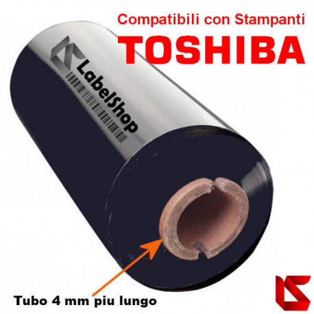 ribbon per toshiba 110x300 cera resina trasferimento termico poliammide raso rotolo rolls