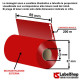 ribbon colorato rosso cera resina trasferimento termico 55x200