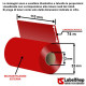 ribbon colorato rosso cera resina trasferimento termico 110x74