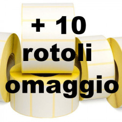 10 rotoli del meno caro in Omaggio sull'acquisto di almeno 100 rotoli anche misti