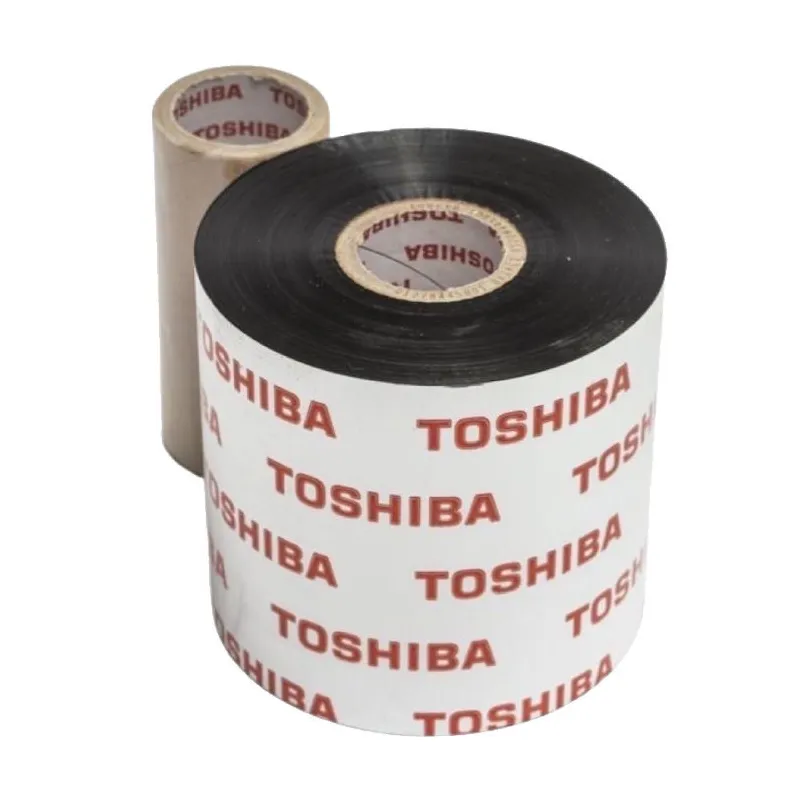 ribbon toshiba cera resina trasferimento termico poliammide raso rotolo rolls