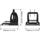 portarotolo esterno stampante TSC zebra stand supporto rotolo esterno