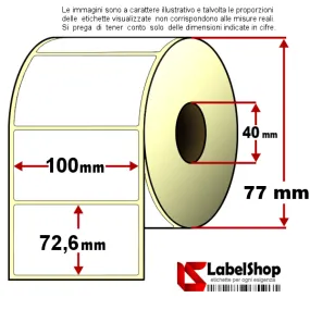 Rotolo etichette per INK...
