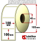 Rotolo da 500 etichette adesive mm 100x100 Termiche 1 pista anima 40