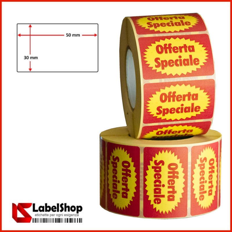 TERMICA fino a Rotoli OFFERTA SPECIALE 40 ROTOLI 57 x 57 mm