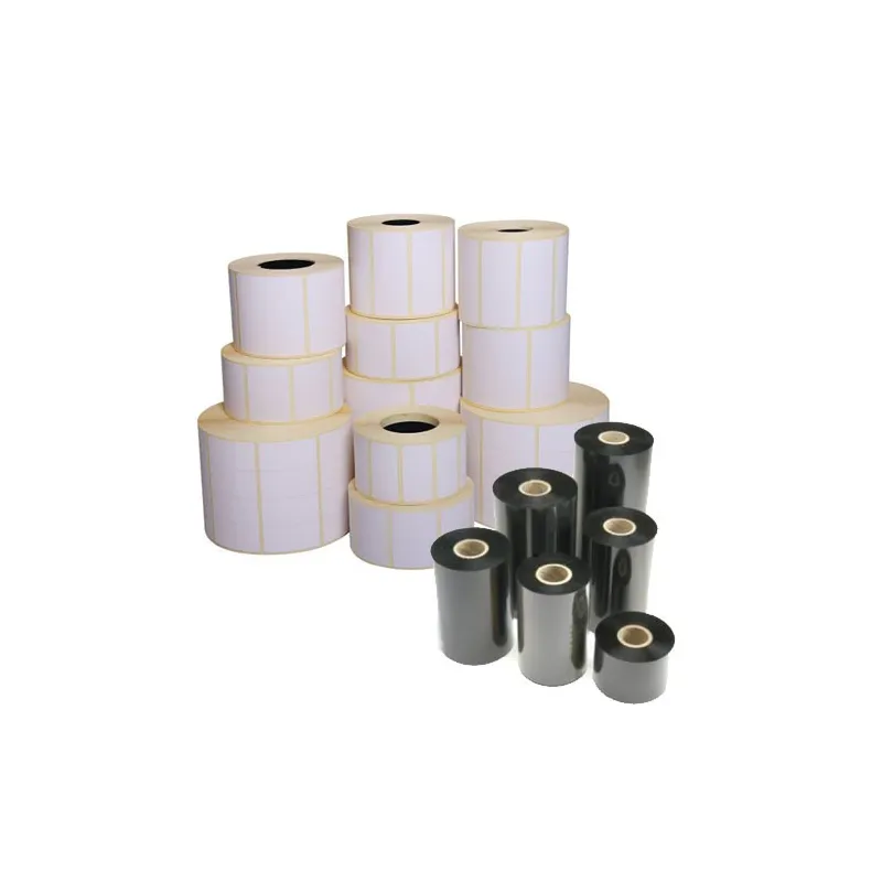 Rotolo da 3000 etichette adesive mm 48x35 Termiche 2 piste anima 40