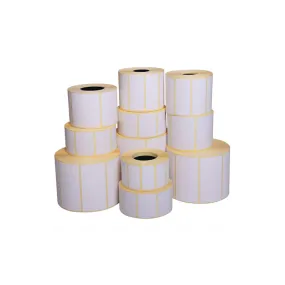 Rotolo da 100 etichette adesive mm 50x50 Termiche dirette anima 40