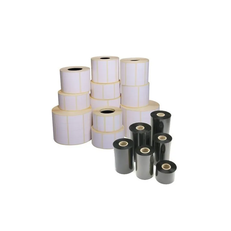 Rotolo da 1000 etichette adesive mm 50x50 vellum  trasferimento termicoanima 40